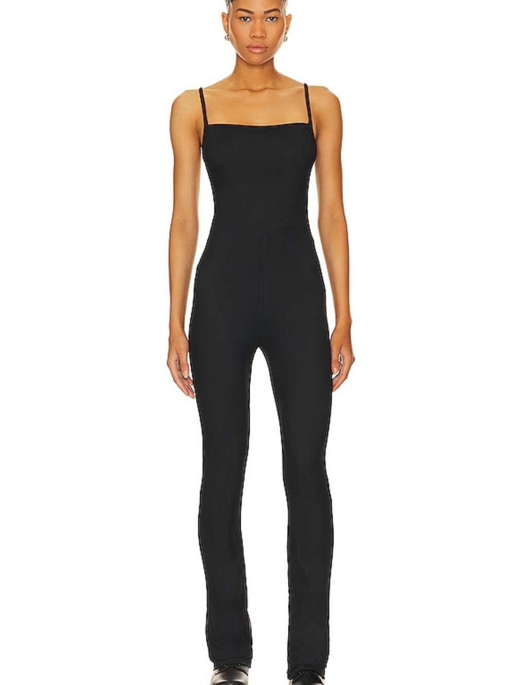 Superdown Black Jumpsuit - Solid Black- Size Small